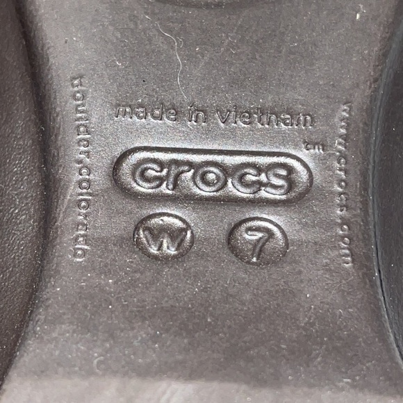 CROCS ballerina flats Sz‎ 7 W - Picture 8 of 8